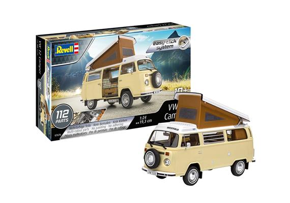 Revell 67676 VW T2 Camper, easy click, inkl. Aqua Color - Massstab 1:24 | Bild 1