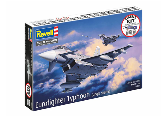 Revell 74282 Starter Kit Eurofighter Typhoon (single seater) - Massstab 1:144 | Bild 3