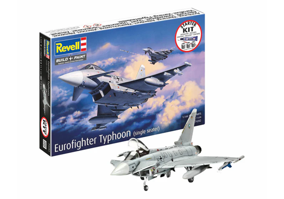 Revell 74282 Starter Kit Eurofighter Typhoon (single seater) - Massstab 1:144 | Bild 1