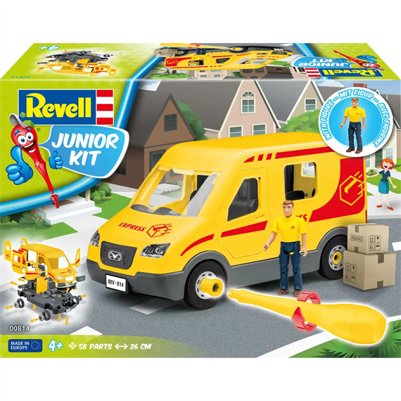 Revell Junior Kit 00814 Paketdienst mit Figur - Massstab 1:20