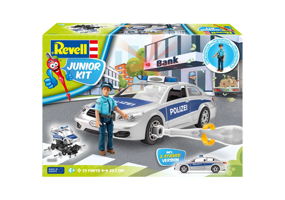 Revell Junior Kit 00820 Polizeiauto mit Figur - Massstab 1:20 | Bild 1