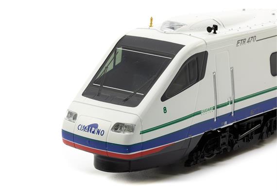 Rivarossi HR2963S Cisalpino E-Triebzug ETR 470 Urpsrungsausführung, 4-teilig, Ep. V, DCS | Bild 6