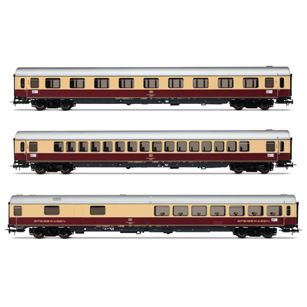 Rivarossi HR4306 DB 3 TEE-Wagen Helvetia 2x A und 1 x WR Ep IV - H0 (1:87)