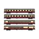 Rivarossi HR4347 DB 4er-Set 2 TEE Rheingold 1983 WGmh Apmz 2x Avmz) Ep.IV - H0 (1:87)
