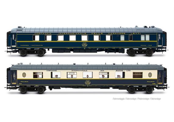 Rivarossi HR4428 CIWL 2-teiliges Set R30/R33 Milano-Napoli - H0 (1:87) | Bild 1