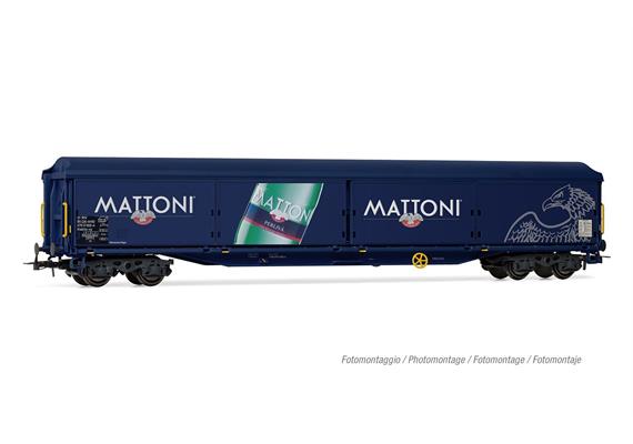 Rivarossi HR6651 CH-AHD, 4-achsiger Schiebewandwagen Habils-vy, MATTONI - H0 (1:87)