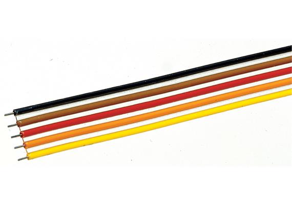 Roco 10625 5-poliges Flachbandkabel, 10 m