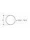 Roco 40070 Haftringsatz DC 12.9-14.6mm, 10 Stück - H0 (1:87)