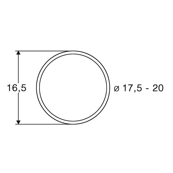 Roco 40077 Haftringsatz AC 17.5-20mm, 10 Stück - H0 (1:87)