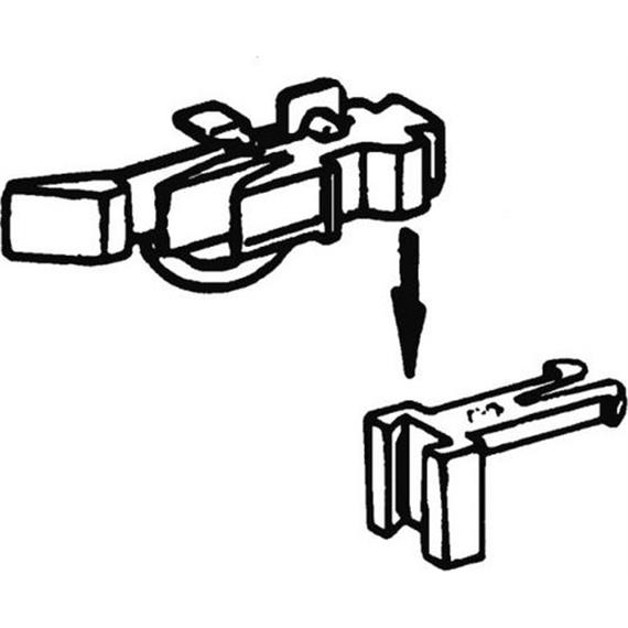 Roco 40287 Kurzkupplungsköpfe, höhenverstellbar, 2 Stück - H0 (1:87)