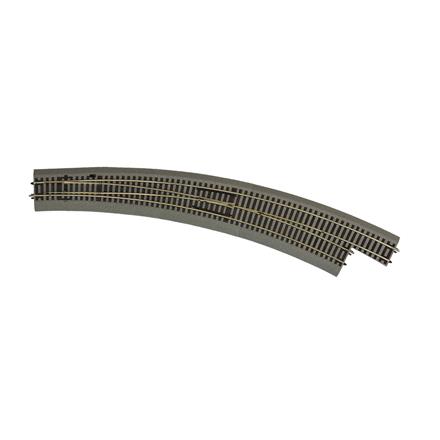 Roco 42567 Bogenweiche rechts BWr9/10 mit Handantrieb, mit Bettung - H0 (1:87)