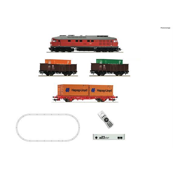 Roco 5110003 z21 start Digitalset: Diesellokomotive BR 232 mit Güterzug, DB AG - H0 (1:87)