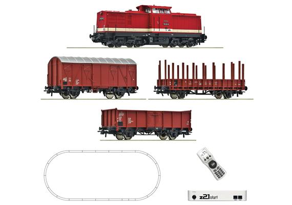 Roco 5110009 z21 start Digitalset: Diesellokomotive BR 110 mit Güterzug, DR - H0 (1:87)