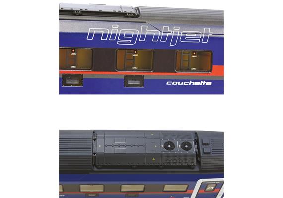 Roco 5510004 7-tlg. Set: Nightjet, ÖBB, DC 2L, digital/Sound/LED Innenbeleuchtung - H0 | Bild 6