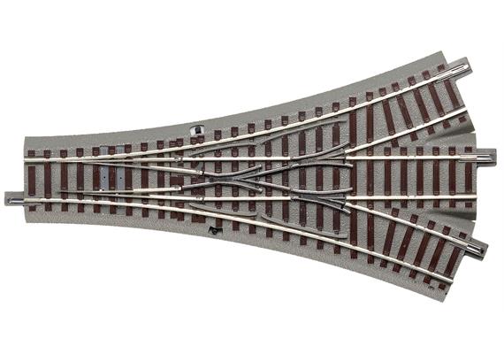 Roco 61160 GEOline Dreiwegweiche symmetrisch für Handbetrieb - H0 (1:87)