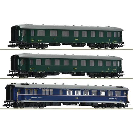 Roco 6200036 3-tlg. Set 1: Schnellzugwagen, CSD - H0 (1:87)
