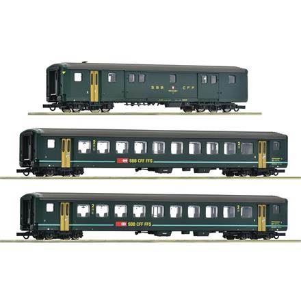 Roco 6200090 3-tlg. Wagenset 1 „IR 1617“, SBB Interregiozug - H0 (1:87)