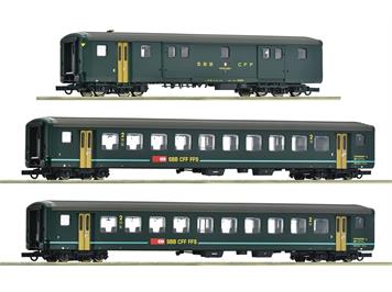 Roco 6200090 3-tlg. Wagenset 1 „IR 1617“, SBB Interregiozug - H0 (1:87)