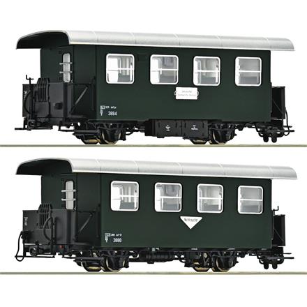 Roco 6240005 2-tlg. Set: Schmalspur-Personenwagen, ÖBB - H0e