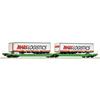 Roco 6600005 Doppeltaschen-Gelenkwagen T3000e, CFL Cargo "Mars Logistics" - H0 (1:87)