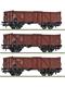 Roco 6600075 3-tlg. Set: Offene Güterwagen, DB - H0 (1:87)