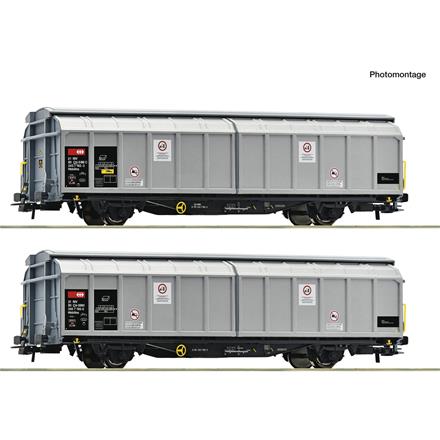 Roco 6600110 2-tlg. Set: Schiebewandwagen, SBB Cargo - H0 (1:87)