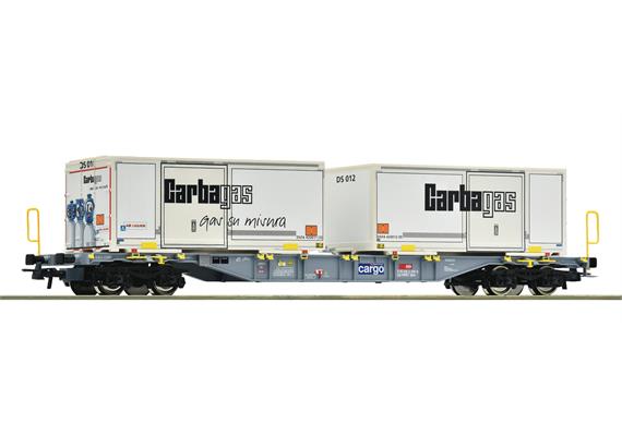 Roco 6600122 Containertragwagen, SBB Cargo, "Carbagas" - H0 (1:87)