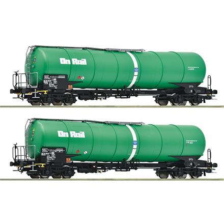 Roco 6600147 2-tlg. Set: Kesselwagen, Gattung Zans, OnRail - H0 (1:87)