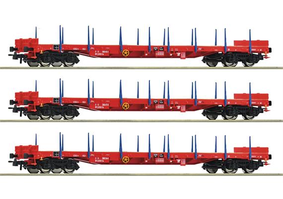Roco 6600219 3-tlg. Set: Rungenwagen, RCW - H0 (1:87)