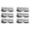 Roco 6600220 Selbstentladewagen "GATX" 6teilig - H0 (1:87)