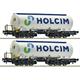 Roco 6600233 2-tlg. Set: Silowagen, Holcim - H0 (1:87)
