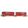 Roco 6600260 Doppeltaschen-Gelenkwagen T3000e, Wascosa "HST" - H0 (1:87)