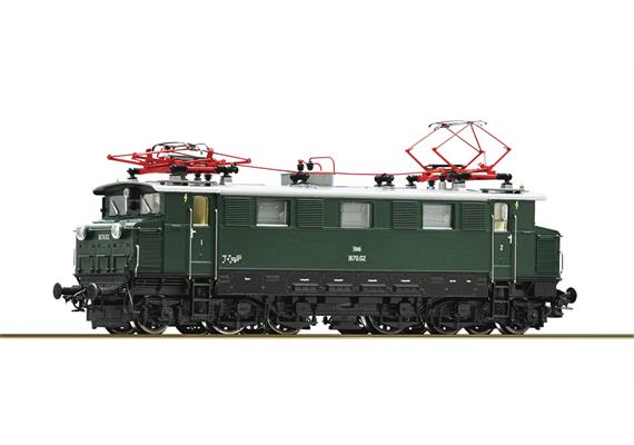 Roco 7510047 Ellok 1670.02 in tannengrün, ÖBB, DC 2L, digital DCC/MM mit Sound - H0 (1:87)