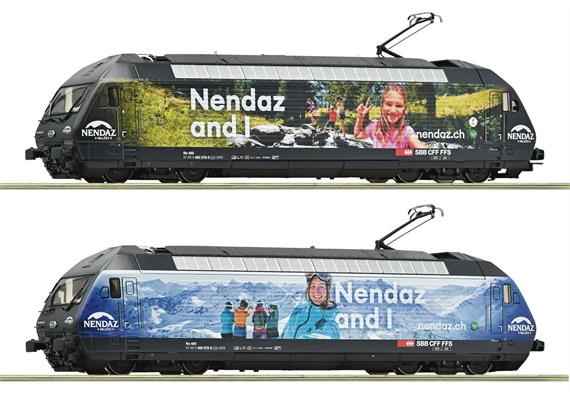Roco 7510090 E-Lok 460 078-9 „Nendaz“, SBB, DC 2L, digital DCC mit Sound - H0 (1:87)