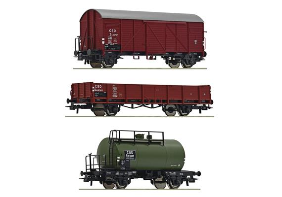 Roco 76018 Güterzug-Wagenset, CSD (3), H0 (1:87)