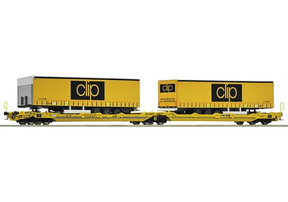 Roco 77405 Doppeltaschen-Gelenkwagen T3000e, CLIP - H0 (1:87)