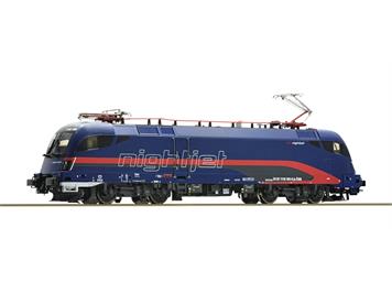 Roco 78496 Elektrolok 1116 195-9 „Nightjet", ÖBB, AC 3L, digital MM mit Sound - H0 (1:87)