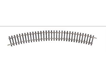 Roco H0-Gebogenes Gleisstück Neusilber 2,5 mm
