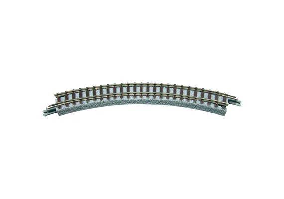 Rokuhan 97005 R005 Gleis gebogen R145-45°, 4 Stück - Z (1:220)