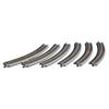 Rokuhan 97015 R015 Gleis gebogen R270-30°, 6 Stück - Z (1:220)