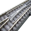 Rokuhan 97039 R039 Elektrische Weiche links R490-13° 110 mm - Z (1:220) | Bild 3