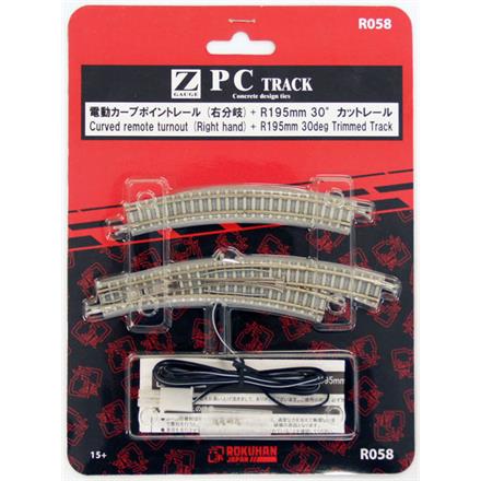 Rokuhan 97058 R058 Z Bogenweiche rechts