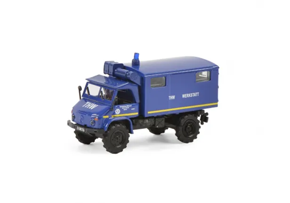 Schuco 45 265 6000 3er -Set THW, Land Rover, Unimog , MB | Bild 2