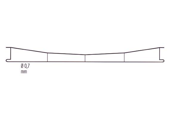 Sommerfeld 148 Fahrdraht verkupfert 0.7 x 375 mm, 5 Stück - H0/H0m (1:87)