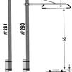 Sommerfeld 280 Holzstreckenmast, CH (5 Stück) - H0/H0m (1:87) | Bild 2