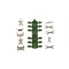 Sommerfeldt 304 Isolator-Brücke, 5 Stück - H0/H0m (1:87)