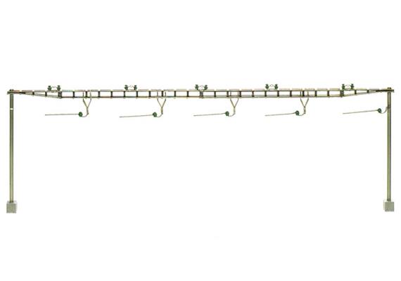 Sommerfeldt 370 Quertragwerk komplett mit 2 Masten, Bausatz - H0/H0m (1:87) | Bild 1