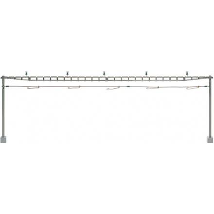 Sommerfeldt 371 Quertragwerk komplett mit 2 Masten, Bausatz - H0/H0m (1:87)
