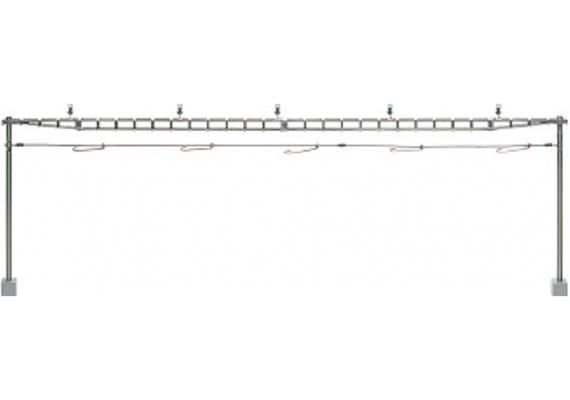 Sommerfeldt 371 Quertragwerk komplett mit 2 Masten, Bausatz - H0/H0m (1:87)