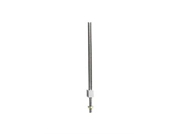Sommerfeldt 390 H-Profil-Mast aus Neusilber, 53 mm hoch (5 Stück) - N (1:160)